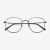 Seutailwokeu Matte Black & Silver Metal Style16 M Mbk/Sv 54Mm Stylework Eyeglass Frames