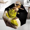 Shrek Theme Automatic Umbrella, Lightweight & Portable, 8 Rib, Perfect for Outdoor Travel, Birthdays, Christmas, Gifts.