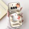 Para Funda Nothing Phone 3A A059 Lindo Dibujo Animado Panda Astronauta Silicona Suave Negro Mate Cubierta Para Nothing Phone3a Pro A059P Fundas