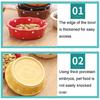 Anti Overturning Cat Ceramic Bowl Protect Pet's Spine Cat Food Bowl Puppy Feeder  Indoor