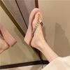 Fashion Rubber Flip Flops House Slippers Platform Women Luxury Shoes Glitter Slides Shale Female Beach On A Wedge Hawaiian Designer Jell