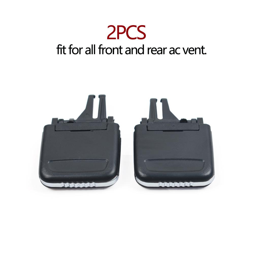 Car Front Rear Air Vent Central AC Vent Grille Slider Outlet Tab Clip Repair Kit For Porsche Cayenne 2010-2016
