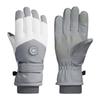 Winter Touchscreen Ski Gloves: Warm, Non-slip, Fleece-Lined, Windproof for Cold Weather Cycling and Electric Vehicle Use.