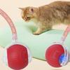 Neue Katze Teaser Spielzeug Interaktiv USB Simulierter Libellen Kätzchen Spielzeug Bunter Ball Lustiges Katzenzubehör