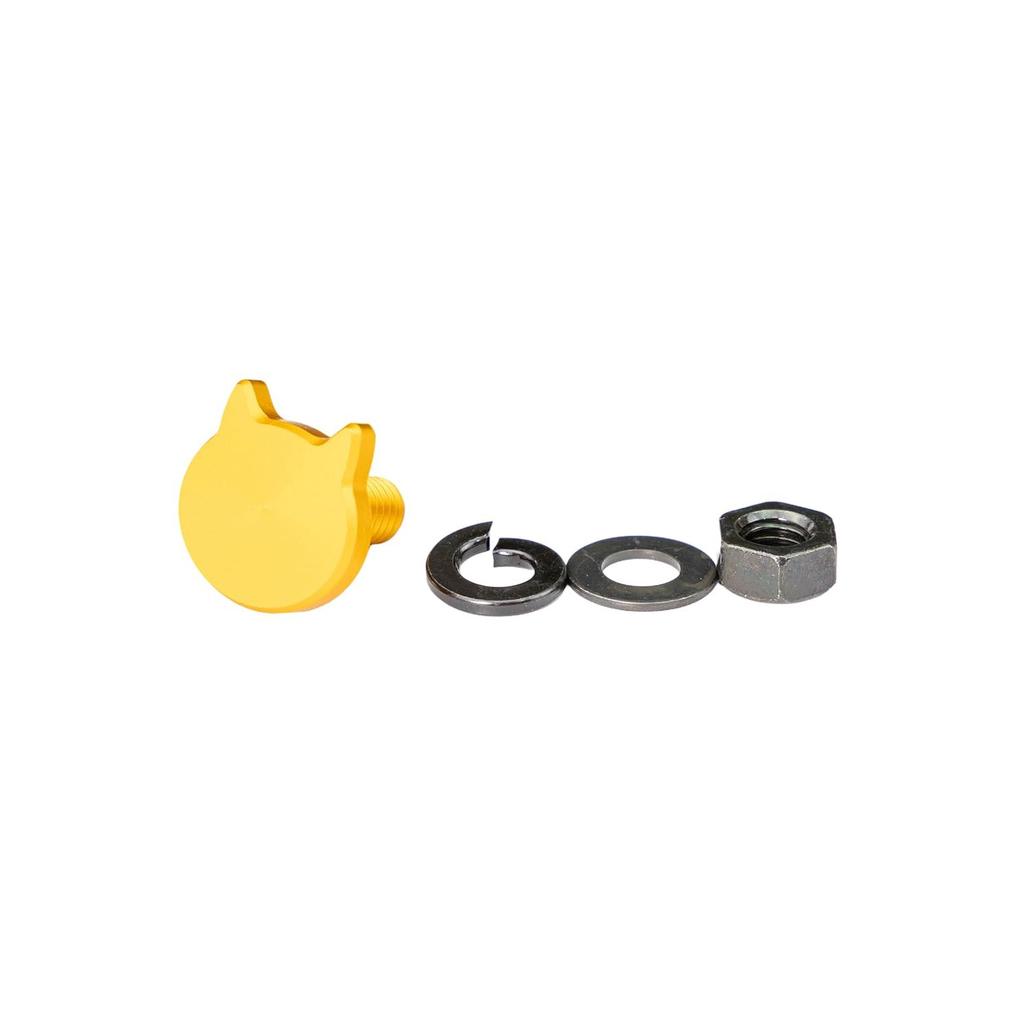 Kijima Motorcycle Parts Accessory Bolt M6x15 Nyambaru Gold 211-5257