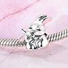 Mother's Day 925 Silver Charms Warm LOVE MOM Beads Pendant Fit Bracelet Diy Woman Jewelry