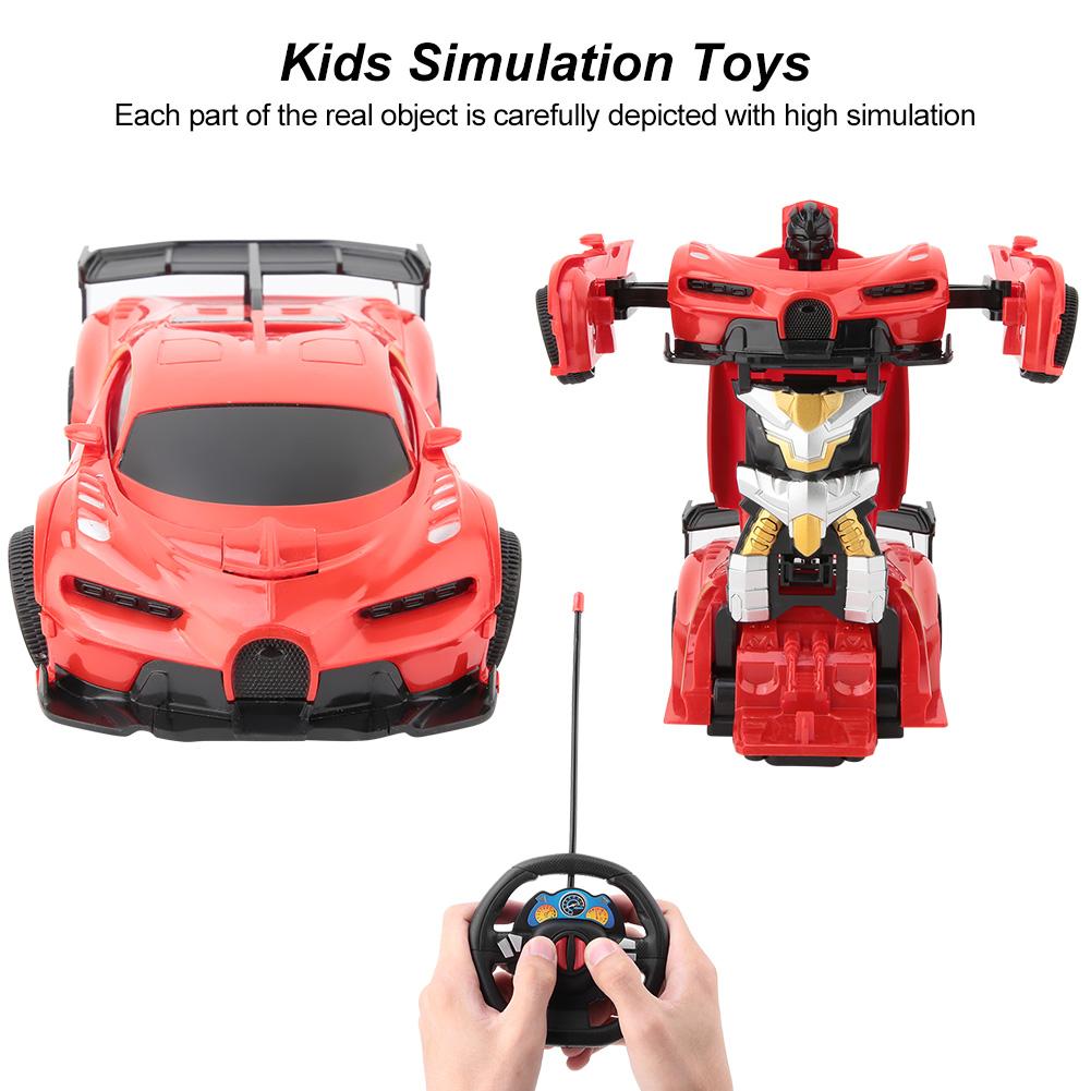 1:22 Electric Remote Control Toy Transforming Car Model Kids Simulation Toys Dark Blue