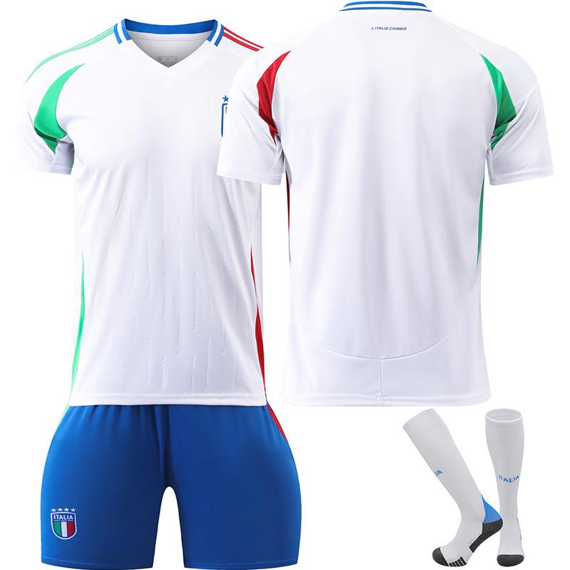2425 European Cup Italy Football Jersey No. 14 No. 18 No. 3 Adult Youth Kids Cross-Border Export