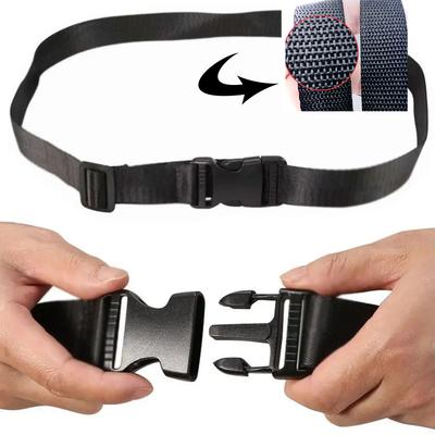 1PC Nylon 2.5cm Sternum Harness Fixed Belt Strap+Dual Release Adjustable Buckle Outdoor Camping Tactical Backpack Accessories