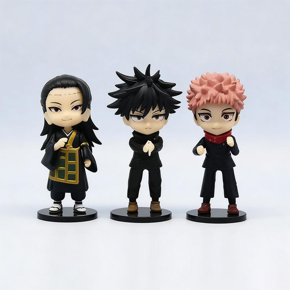 6 יחידות/סט דמויות Jujutsu Kaisen, סאטורו גוג'ו איטאדורי יוז'י דמות פעולה אנימה דגם אספנות צעצועים, מתנת יום הולדת למעריצים