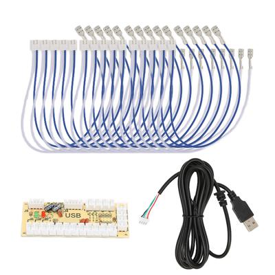 QM070911 Kein Verzögerungs-Arcade-USB-Encoder DIY-Arcade-Encoder für Raspberry Pi 1 2 3 RetroPie