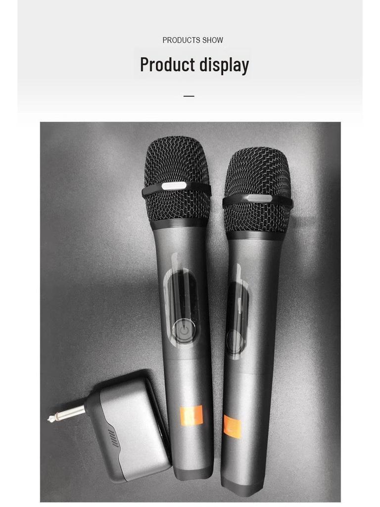 WirelessMICAM UHF Dual Handheld Wireless Microphone for Cross-Border Trade