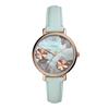Women's Quartz Leather Three-Hand Watch Stainless Steel Case/Glass Mirror ES4813