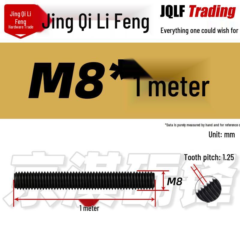 **High-Strength Threaded Rod M6-M48 | Grade 8.8/10.9/12.9 Full Thread Screw Bar**