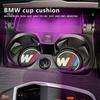 LGECB1 2026 Car Sticker 2Pcs Rubber Car Coaster Buffer Anti Noise Mat Cushion For BMW F15 G05 F16 G06 F25 G01 G08 F26 G02 F07 F10 G07 G