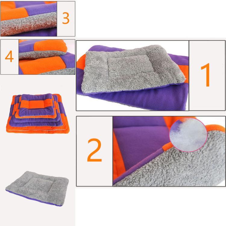 Pet Bedding Mat With Pp Cotton And Flannel For Dogs And Cats Winter Comfort