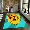 Angola Soccer Emblem suitable as a non-slip mat for the living room or bedroom sofa