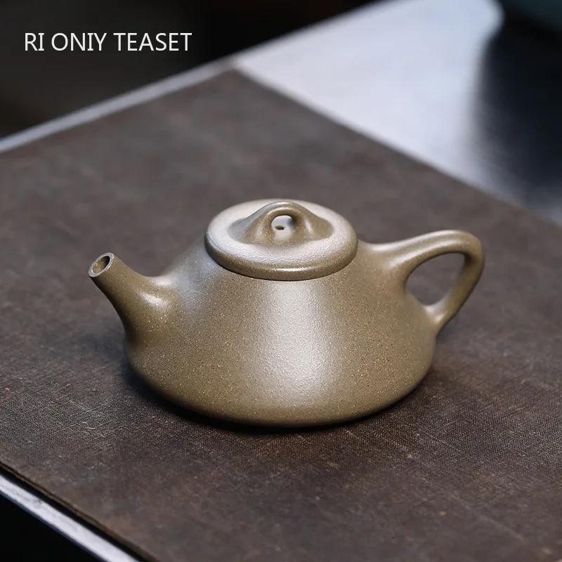 

170ml Chinese Yixing Purple Clay Teapot Famous Handmade Stone Scoop Tea Pot Beauty Tea Infuser Kettle Zisha Tea Set Customized