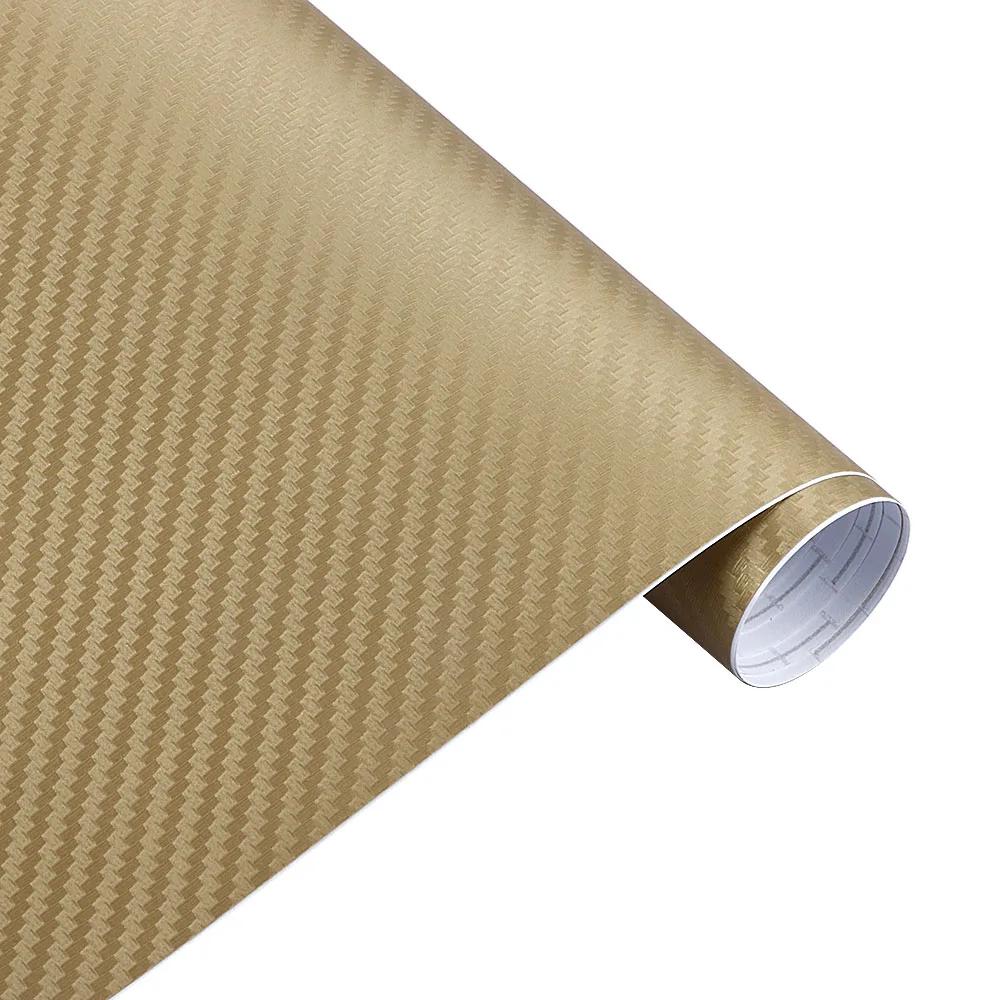 3D Carbon Fiber Vinyl Wrapping Film 60x200cm Waterproof DIY Car Sticker Motorcycle Automobiles Car Styling Exterior Accessories
