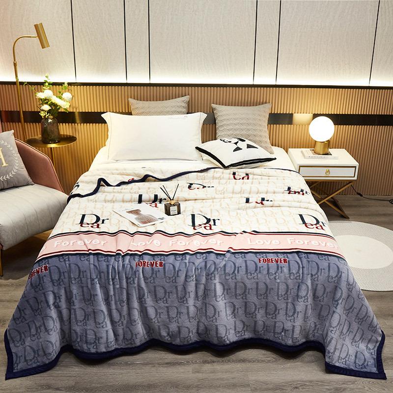 Neue bedruckte Decke, Martendecke, Sofabezugdecke, verdickte Geschenkdecke, Nickerchendecke, Farai-Decke