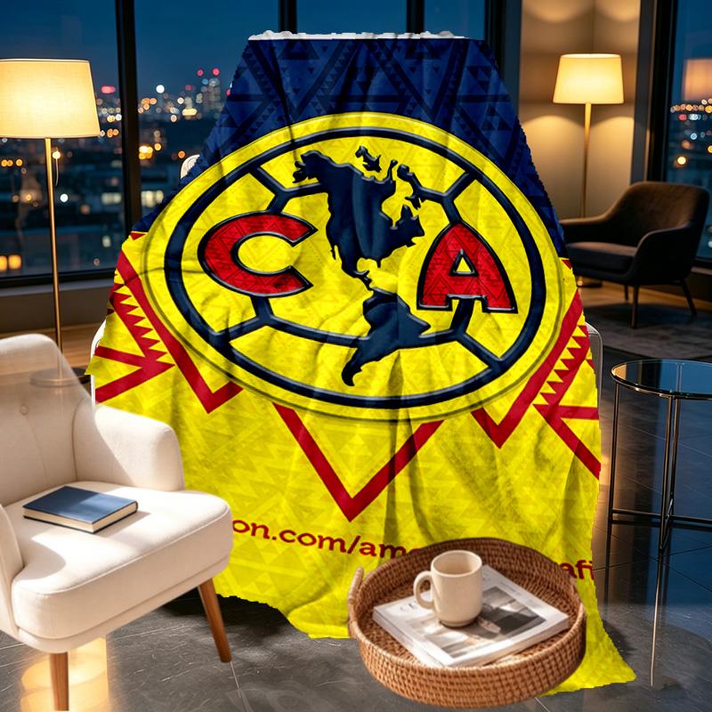 Club America Print Blanket - Soft & Comfortable, for Bedroom, Travel, Sofa, Home Decoration - Birthday Christmas Gift for Friend