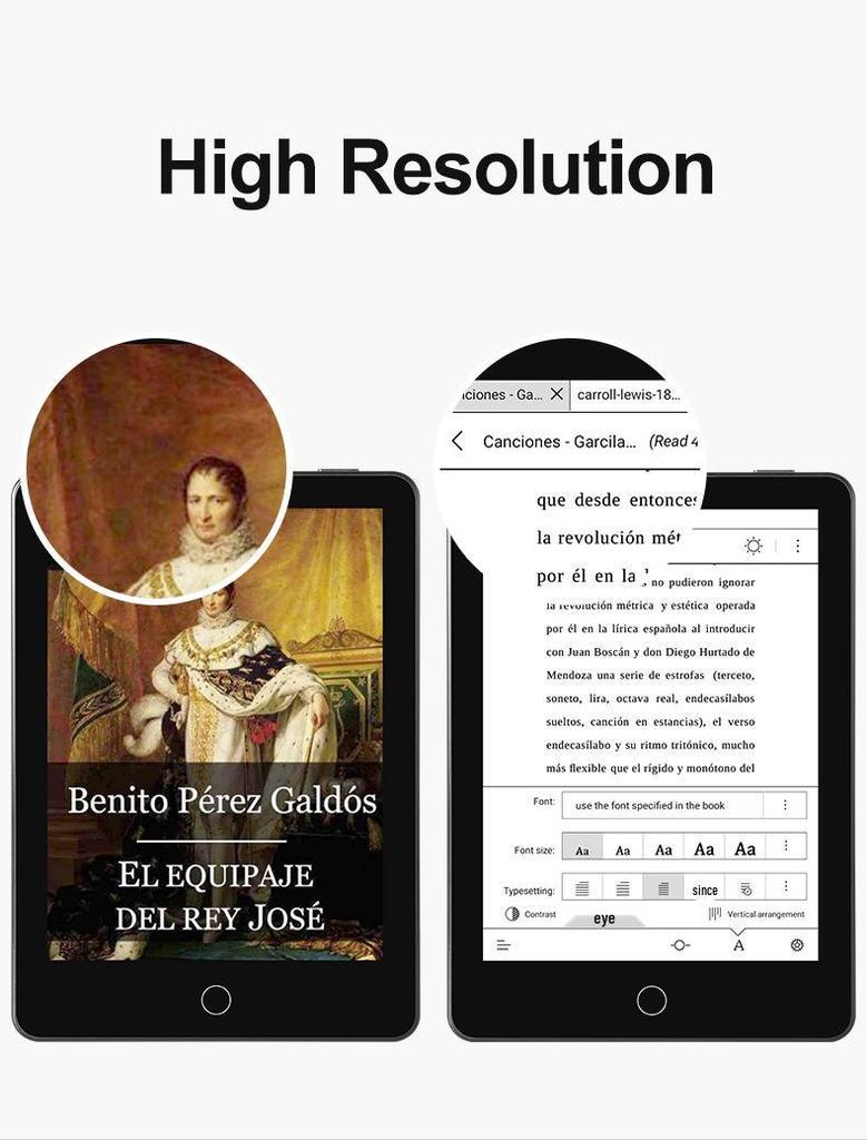 Cross6 eReader E-ink da 6" illuminato frontalmente e Regalo eLearning con Android X7