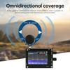 SW Shortwave Antenna AM Mediumwave Antenna SMA Interface Mini Ring Antenna Broadband Receiving Antenna 4MHz-24MHz/500kHz-2000kHz