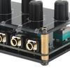 Ochun Mini Console Sound Portable Console Mixer Audio Stereo 4 Channel Mixer Audio High Sound Quality Black Instrument,