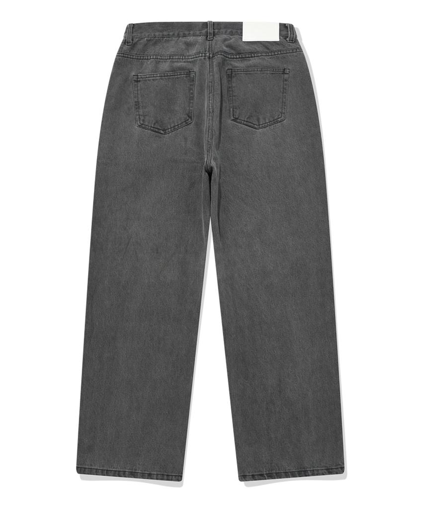 SAINTPAIN Sp Wide Bio-Washed Denim Pants - Grey Blue