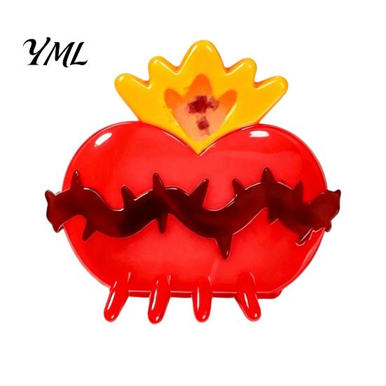 Hair Claw Clips Cute for Women, Non Slip Claw, Plastic Accessories Gift Lovers Fine And Thick Hair, Strong Hold Jaw Daily Styling Photoshoots