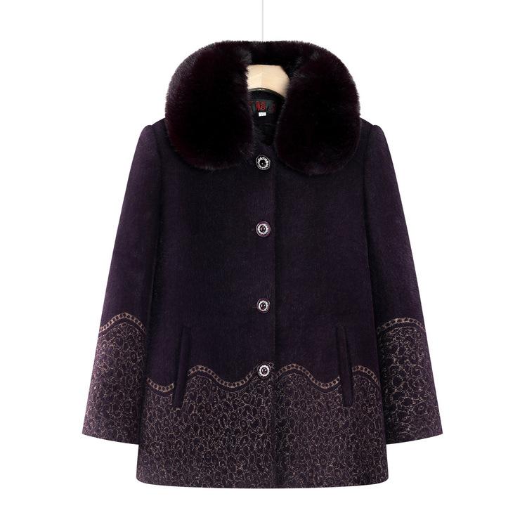 

Норковая бархатная куртка для женщин среднего и пожилого возраста, для мам, осень-зима, 60 лет, 70 бабушка, плюс бархатная утолщенная теплая одежда 5XL фиолетовый