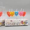 Bell Bright Cartoon Printing Little Love Birthday Candle Color Creative Retro Love Cake Decorative Candle