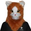 Realistic Mouth Mover Mask Halloween Novelty Mask Costume Movable Mouth Mask Plush Animal Head Mask Gifts