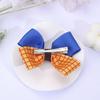 Girly Triple Bow Clip Sweet Pastel Barrette For Girls 3-layer Cute Ice Cream Plaid Cow Print Hairpin Kids Headdress Accessories