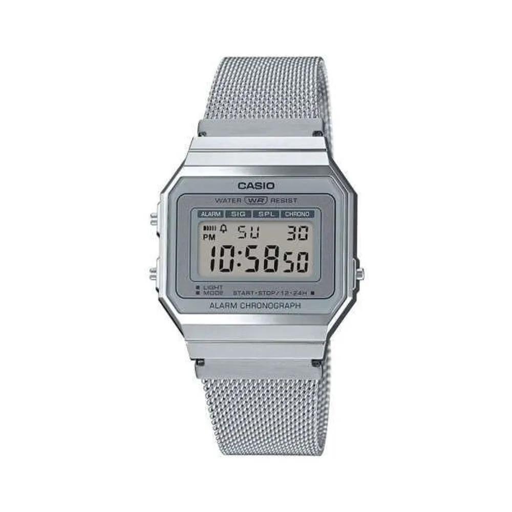 [Cio] A-700WM-7A Vintage Square Digital Universal Metal Watch