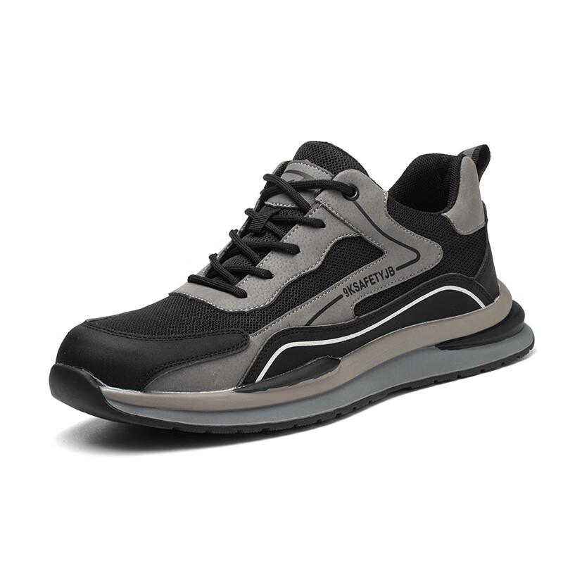 Men s Breathable Anti-Smash & Puncture Safety Work Shoes 40