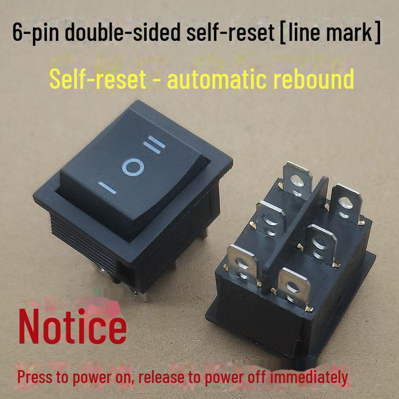 

KCD4 6-контактный 2/3-скоростной, 4-контактный 2-скоростной тумблер для радиоуправляемой машины, с двухсторонним самосбросом.