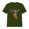 Cartoon Giraffe Cool Unisex S T Shirt For Party Or Birthday Black Vintage Washed Designer Clothes Versatile Streetwear