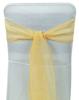 Darling Souvenir Pack Of 25 Organza Chair Sashes Bow Sash For Wedding & Events Supplies Party Decoration Chair Cover Sash - Colors