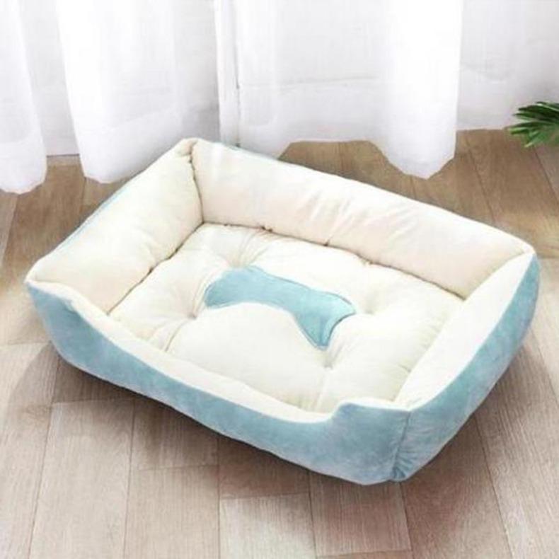 Soft Pet Bed Flannel Thickened Pet Fleece Dog House Soft Fleece Nest Dogs Baskets Mat Puppy Kennel For Cat Breathable Pets Bed