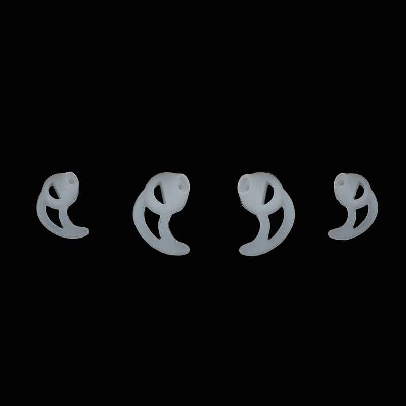 Molde de orelha de barbatana de silicone para substituição de fone de ouvido de rádio bidirecional