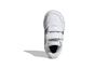 Adidas Neo Hoops 2.0 Abrasion Resistant Low top Toddler Shoes White Black Infant And Toddler H01551
