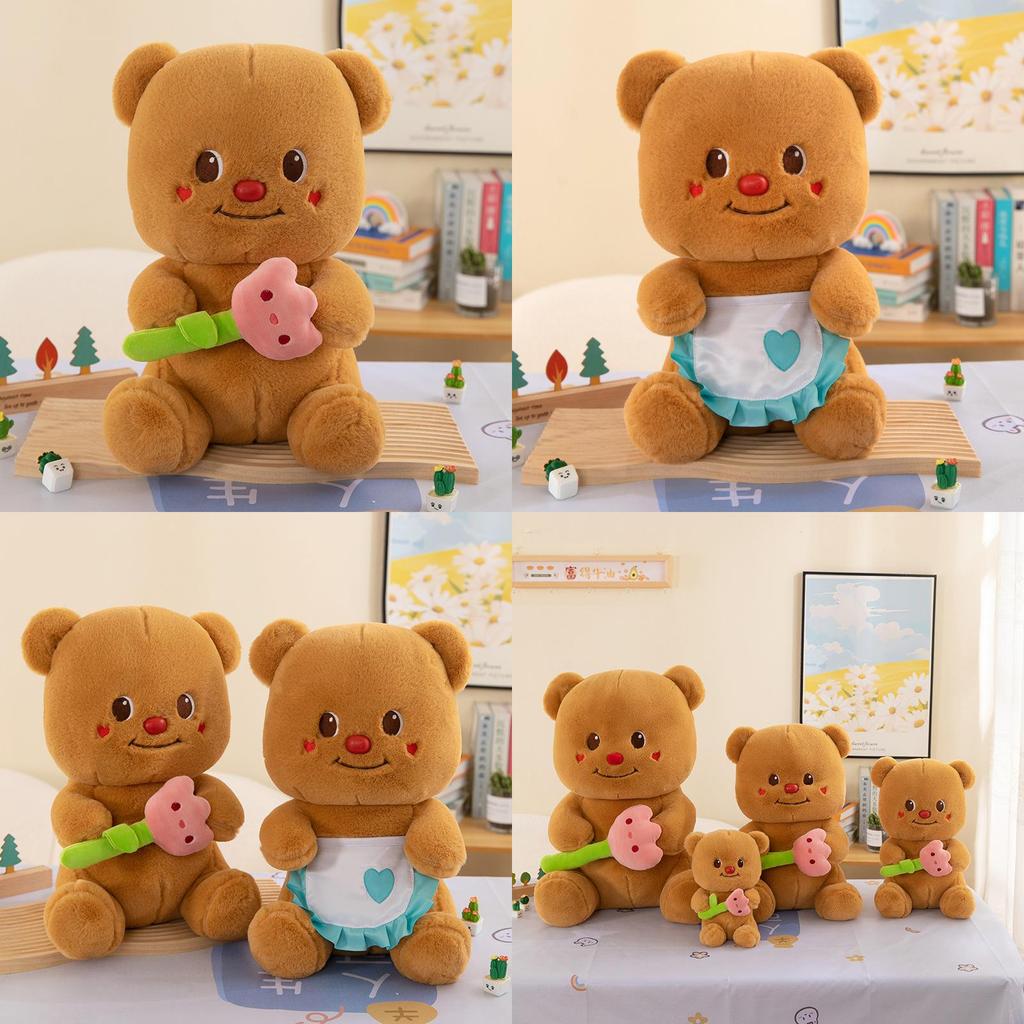 Thai Butter Teddy Bear Plush Toy Soft And Cuddly Stuffed Animal Gift**