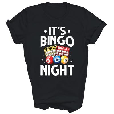 Bingo Hráč Bingo Noc Milovníci Kasino Hazard Unisex Tričko Dárek