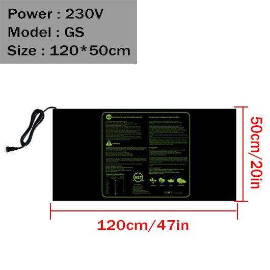 Bonsai Seedling Plants Heat Mat Flower Germination Propagation Clone Starter Pad Garden Nursery cultivation Supplies US EU Plug