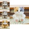 Siamese Cat Plush Toy With Pp Cotton Filling For Gift And Collection