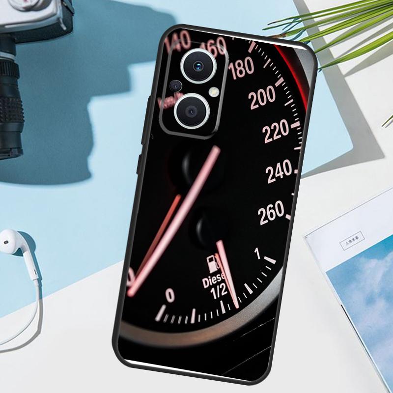 

Speedometer Car Cover For OPPO Reno 8 7 Lite 10 11 12 13 14 Pro 11F 12F 13F 14F OPPO Find X8 X5 X9 Pro Case OPPO Reno7 4G