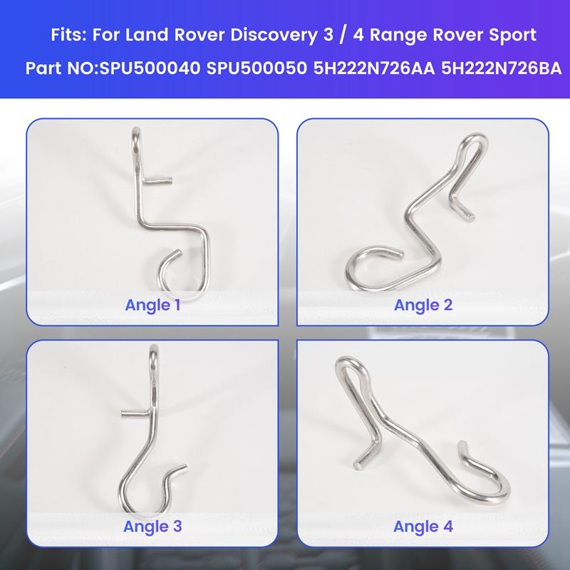 A10U-1 Pair Of Parking Brake Cable Bracket For Land Rover Discovery 3 / 4 Range Rover Sport SPU500040 SPU500050 5H222N726AA