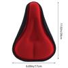 3D Soft Bicycle Seat Cover Thickened Widened Bike Saddles Lightweight Black Bike Replacement Seat Suitable for Women and Men