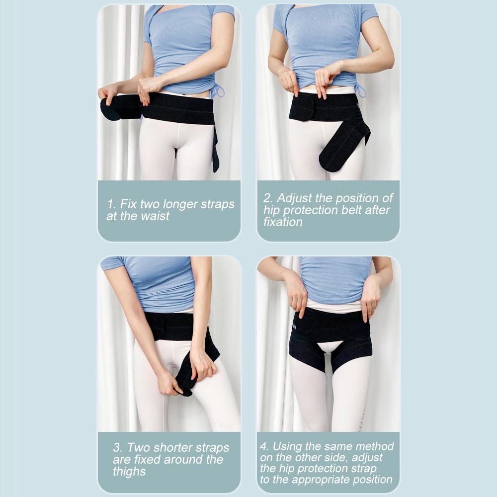 1 Piece Hip Thigh Support Brace Groin Compression Wrap for Legs Men Women